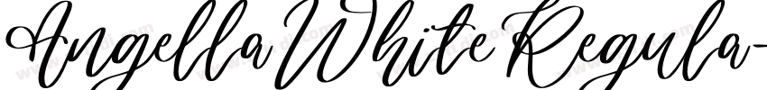 Angella White Regula字体转换